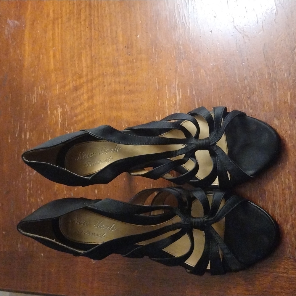 New York Transit black heels
